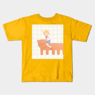 Bear Ride Kids T-Shirt